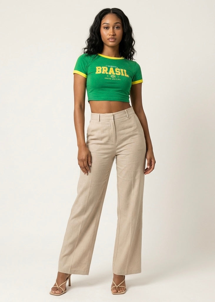 Cropped Hexa Brasil