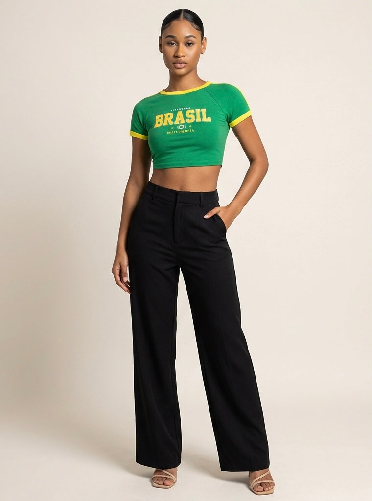 Cropped Hexa Brasil